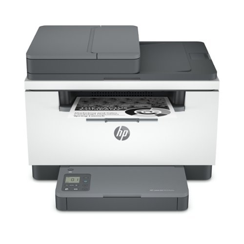 HP - LaserJet M234sdw Wireless AI-Enabled Black-and-White Laser Printer - White & Slate