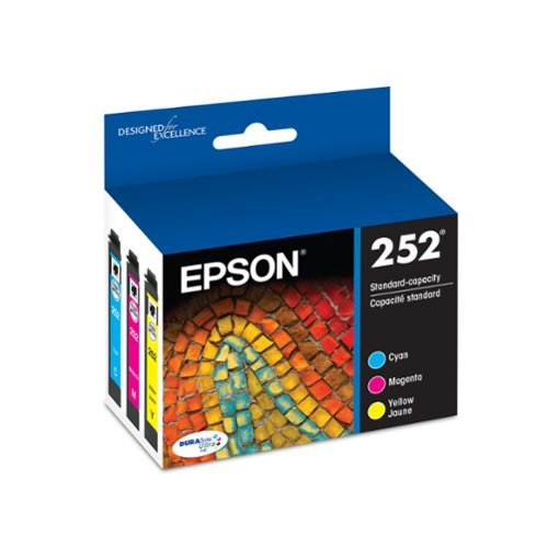 Epson - 252 3-Pack Ink Cartridges - Cyan/Magenta/Yellow