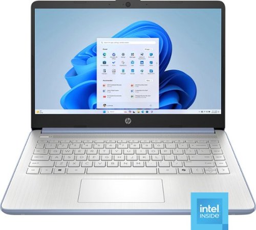 HP - 14" Laptop - Intel Processor N150 - 4GB Memory - 128GB UFS - Sky Blue