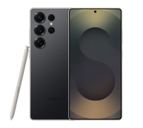 Samsung - Geek Squad Certified Refurbished Galaxy S25 Ultra 512GB - Titanium Black (AT&T)