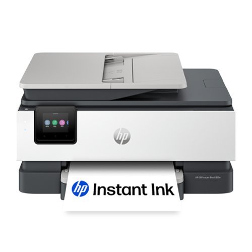 HP - OfficeJet Pro 8135e Wireless AI-Enabled AiO Inkjet Printer w/ 3 Months of Instant Ink (+1 Bonus Month of Ink w/ Code) - White