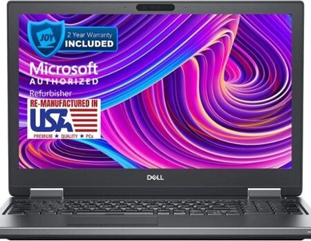 Dell - 17.3" Refurbished 1920 x 1080 FHD - Intel 8th Gen Core i7-8850H with 32GB RAM - NVIDIA Quadro P3200 - 1TB SSD - Black