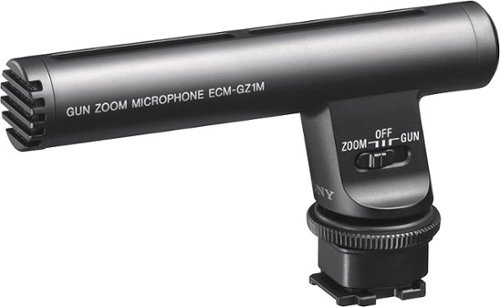 Sony - ECMGZ1M Shotgun Microphone - Black