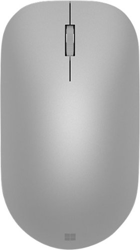 Microsoft - Surface Bluetooth Optical Ambidextrous Mouse - Wireless - Silver