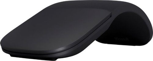 Microsoft - Surface Arc Bluetooth BlueTrack Ambidextrous Mouse - Wireless - Black