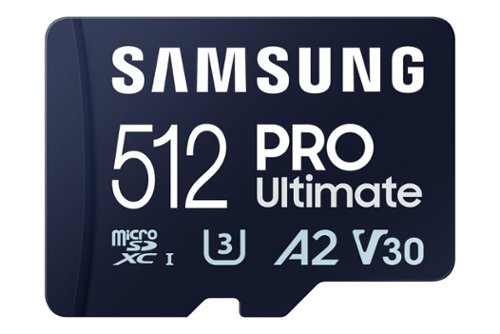 Samsung - Pro Ultimate and Adapter 512GB microSDXC Memory Card