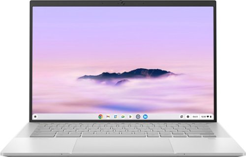 ASUS - ExpertBook CX54 14" 2K Chromebook Plus Laptop with Google AI - Intel Core Ultra 5 - 16GB Memory - 256GB SSD - Fog Silver