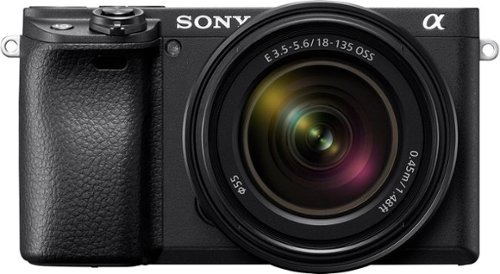 Sony - Alpha 6400 APS-C Mirrorless Camera 4K Video Camera with E 18-135mm f/3.5-5.6 OSS Lens - Black