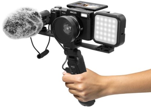 Minolta - VLOG MND60V 64.0 Megapixel 4K Video Digital Camera Kit for Content Creators and Vloggers - Black