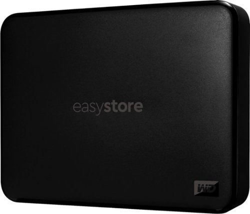 WD - Easystore 5TB External USB 3.2 Gen 1 Portable Hard Drive - Black