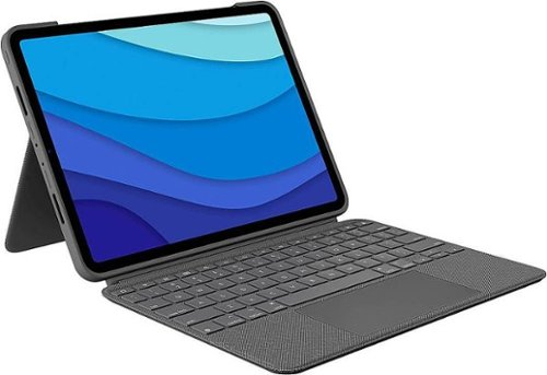 Logitech - Combo Touch iPad Pro Keyboard Folio for Apple iPad Pro 11" (1st, 2nd, 3rd & 4th Gen) with Detachable Backlit Keyboard - Oxford Gray