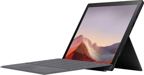Microsoft - Geek Squad Certified Refurbished Surface Pro 7 - 12.3" Touch Screen - 256GB SSD - Matte Black
