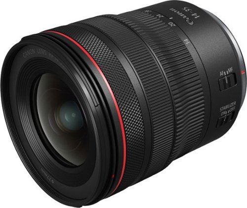 Canon - RF14-35mm F4L IS USM Ultra-Wide-Angle Zoom Lens for EOS R-Series Cameras - Black
