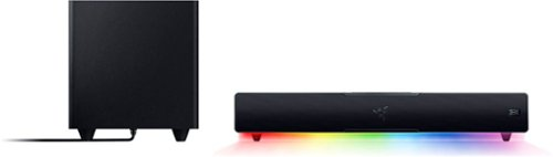 Razer - Leviathan V2 2.1 Bluetooth Gaming Speakers with RGB Lighting (2-Piece) - Black