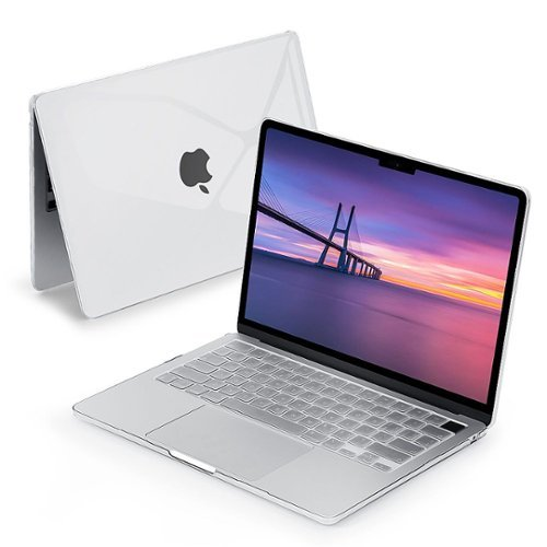 Techprotectus - MacBook case for 2022-2025 MacBook Air 13.6" with Apple M2/M3/M4 Chip - Crystal Clear