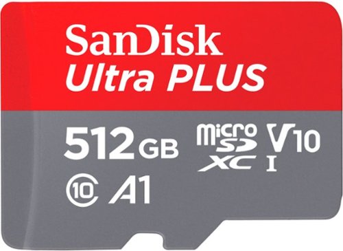 SanDisk - Ultra PLUS 512GB microSDXC UHS-I Memory Card