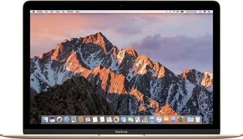 Apple - Geek Squad Certified Refurbished MacBook® - 12" Display - Intel Core M - 8GB Memory - 256GB Flash Storage - Gold