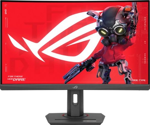 ASUS - ROG Strix 27" 2K VA 180Hz 1ms Curved Gaming Monitor with FreeSync and HDR (DisplayPort, HDMI) - Black