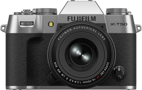 Fujifilm - X-T50 Mirrorless Camera with XF16-50MMF2.8-4.8 R LM WR Lens - Silver