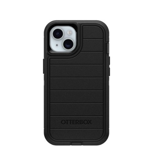 OtterBox - Defender Series Pro Hard Shell for iPhone 15, iPhone 13, iPhone 14 - Black