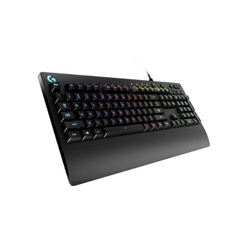 Logitech - Prodigy G213 Full-size Wired Membrane Gaming Keyboard with RGB Backlighting for PC - Black