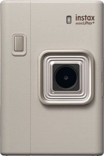 Fujifilm - instax mini LiPlay+ Instant Camera - Sand Beige