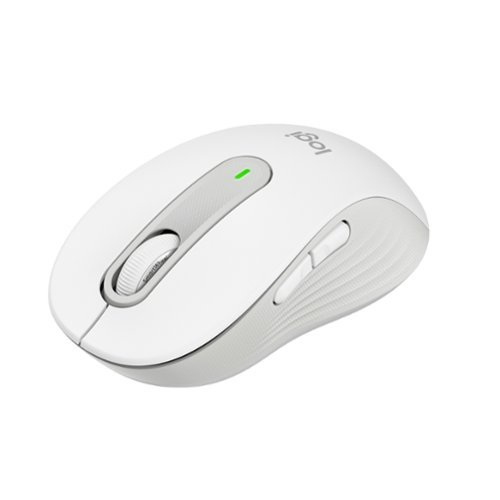 Logitech - Signature M650 Wireless Optical Mouse with Silent Clicks - Wireless - Off-White