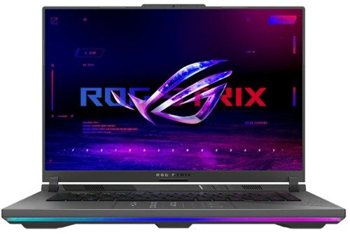 ASUS - ROG Strix G16 16" 2.5K 240Hz Gaming Laptop - AMD Ryzen 9 9955HX3D with 32GB RAM - NVIDIA GeForce RTX 5070 Ti - 1TB SSD - Eclipse Gray
