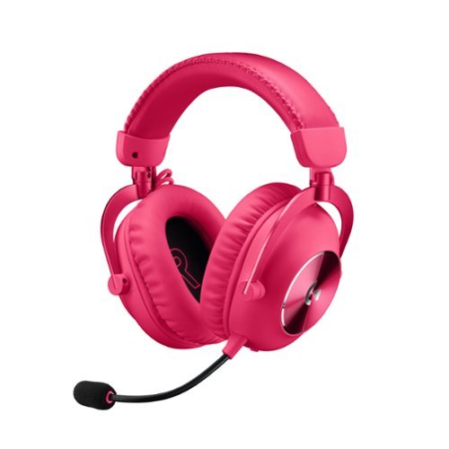 Logitech - PRO X 2 LIGHTSPEED Wireless Over-the-Ear Gaming Headset for PC, PS5, PS4, Nintendo Switch - Magenta