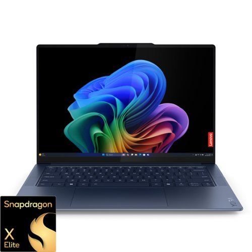 Lenovo - Yoga Slim 7x - Copilot+ PC - 14.5" 3K 90Hz OLED Touch-Screen Laptop - Snapdragon X Elite X1E-78-100 2024 - 16GB - 512GB - Cosmic Blue