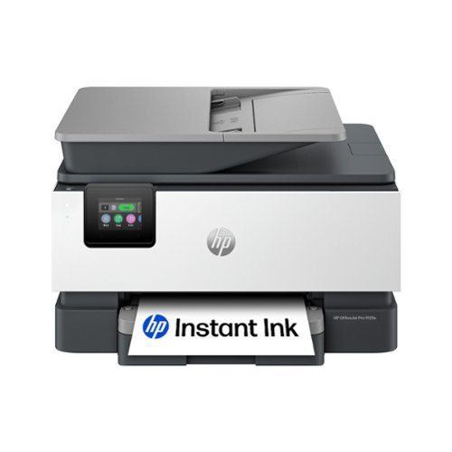 HP - OfficeJet Pro 9125e Wireless AI-Enabled AiO Inkjet Printer w/ 3 Months of Instant Ink (+1 Bonus Month of Ink w/ Code) - White