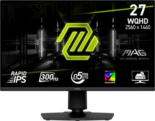 MSI - MAG 275QPF X30 27" QHD 300Hz 1ms Adaptive Sync Gaming Monitor (DisplayPort, HDMI) - Black