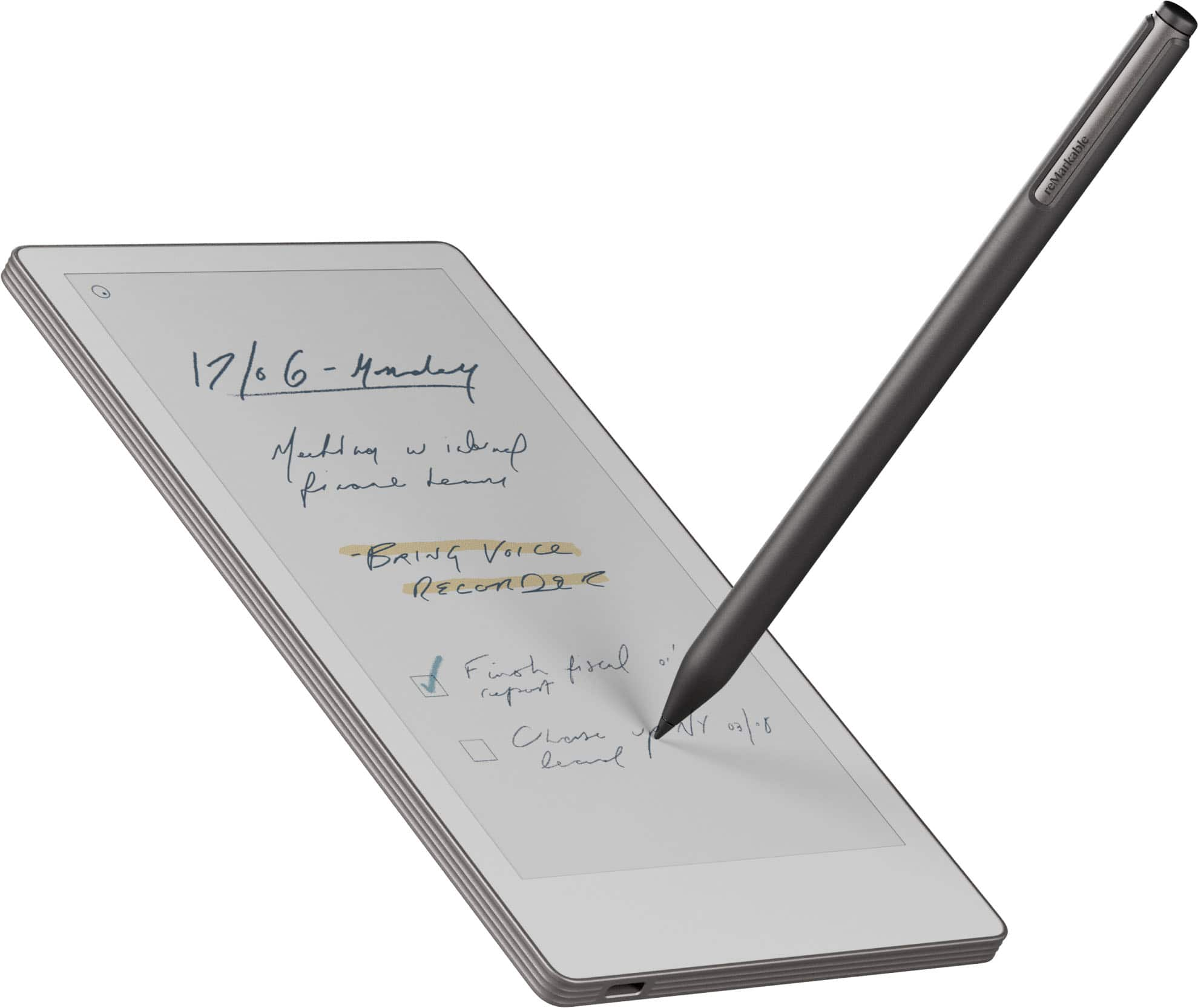 reMarkable - Paper Pro Move - 7.3" Paper Tablet with Marker Plus - Silver