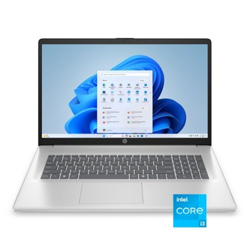 HP - 17.3" HD+ Laptop - Intel Core i3 - 8GB Memory - 256GB SSD - Natural Silver