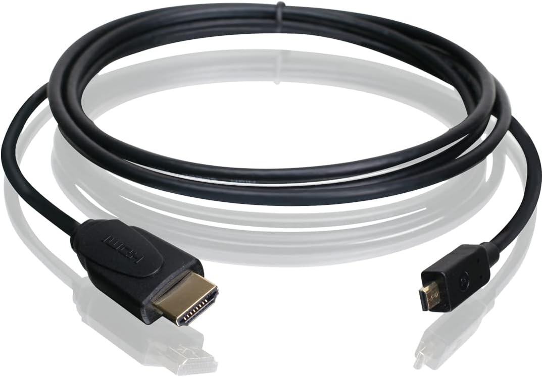 IO Gear DD 6.5ft Hi Speed HD Cable w/Ethernet - HDMI Micro Type D to Type A - Image 4