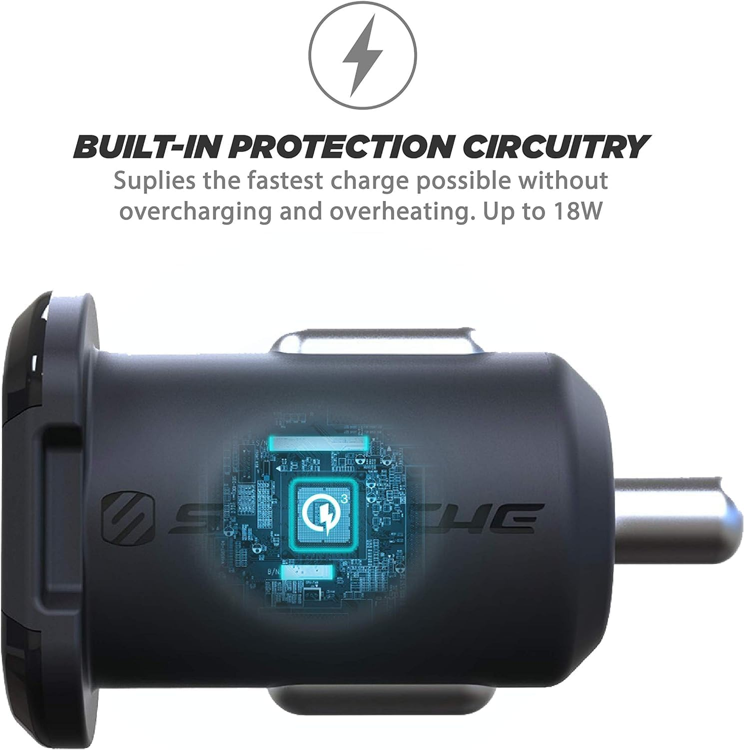 Scosche USBCQC-RP 18W Qualcomm Quick Charge 3.0 Car Charger - Image 5