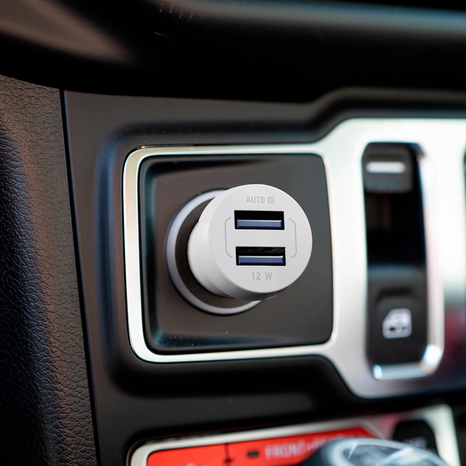 Nautica Dual Port Car Charger, 12W Output, 2X USB-A Port, Quick Charge, Compatible with Iphone, Android Phones, Tablets, Powerbanks (White) - Image 7