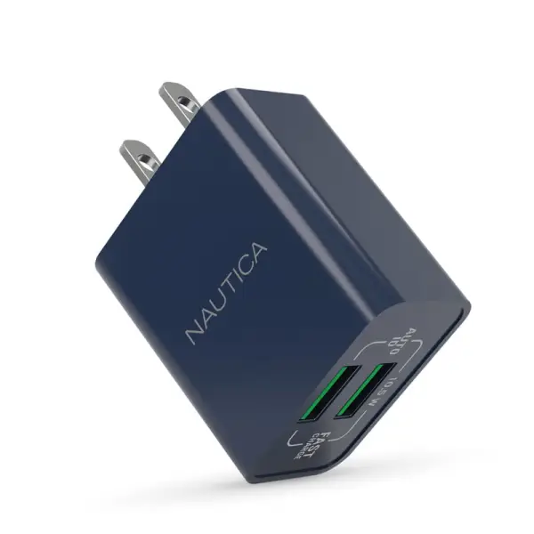 Nautica USB-A 10.5W DUAL PORT Wall Charger CH40 NAVY or WHITE - Image 6