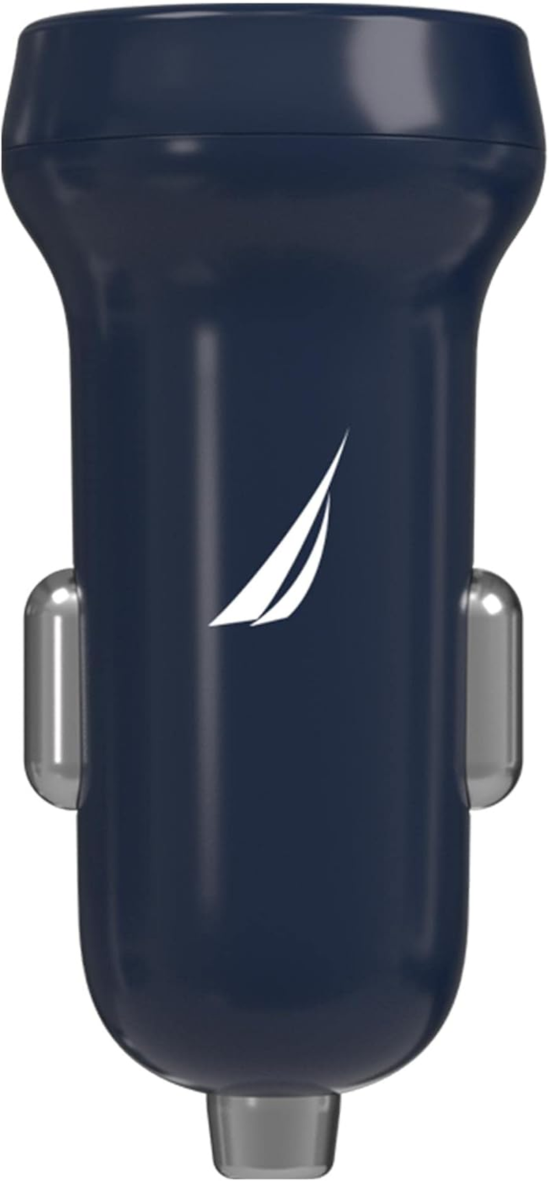 Nautica Dual Port Car Charger, 12W Output, 2X USB-A Port, Quick Charge, Compatible with Iphone, Android Phones, Tablets, Powerbanks (Navy) - Image 3